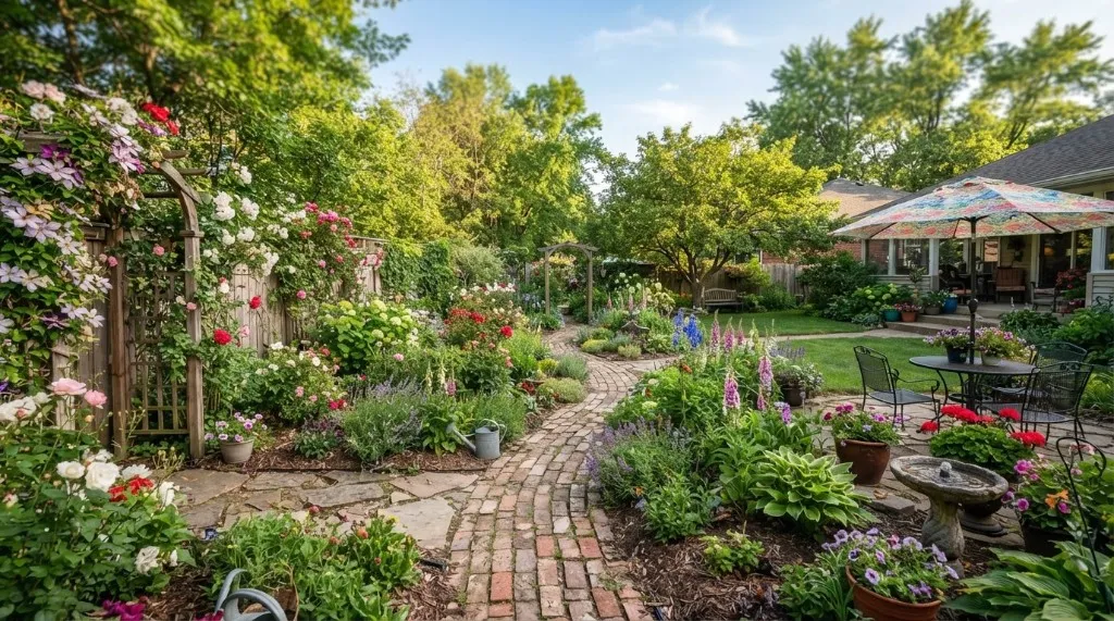 The garden Ruth shared